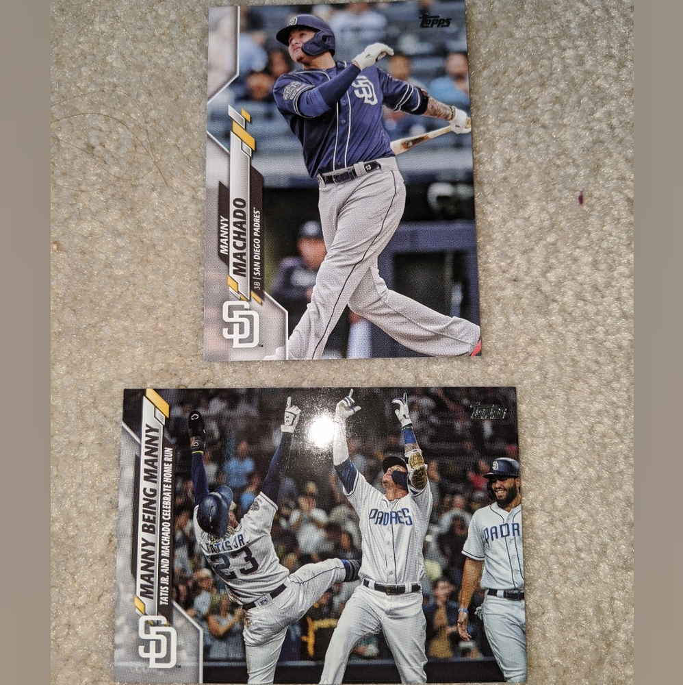 2020 Topps Manny Machado card lot of 2.